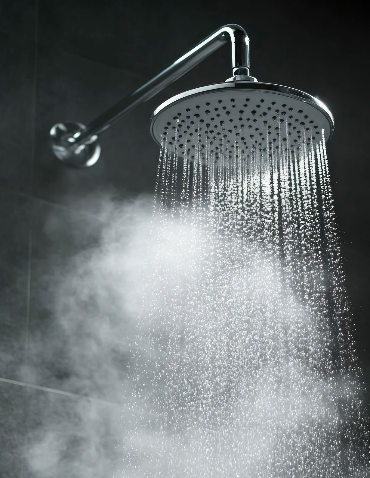 Black Vigor Gym Steam and Shower Area