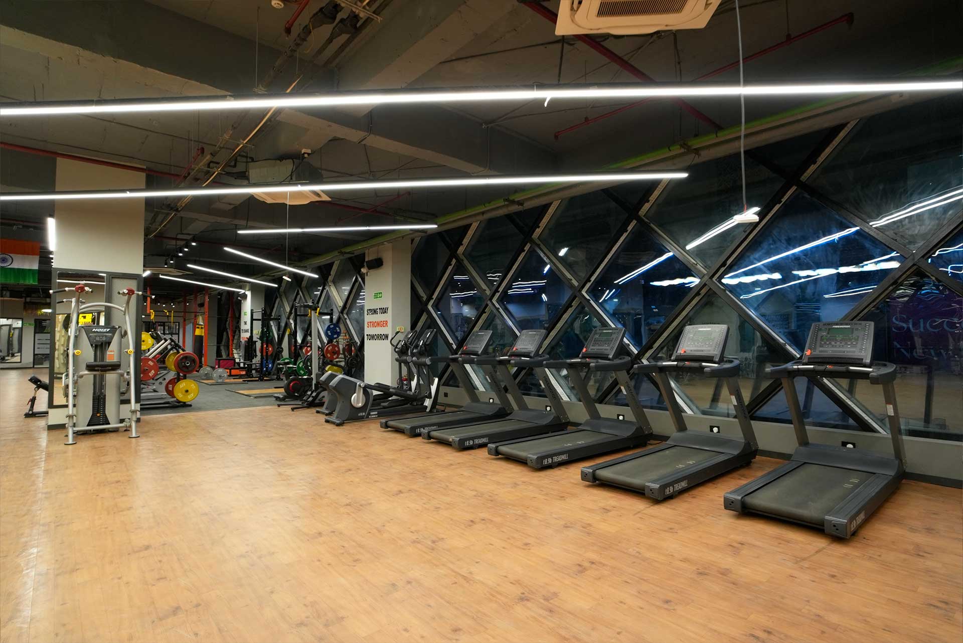 Black Vigor Gym Training Environment